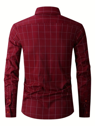 Hemd | Langarm | Slim Fit | Oxford Hemd | Herren-Knopfleistenhemd