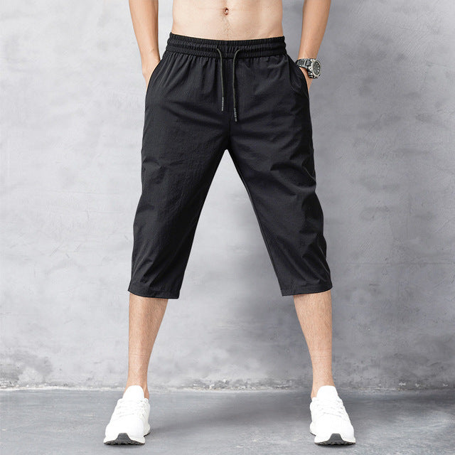 Cropped-Hose mit Kordelzug für Herren