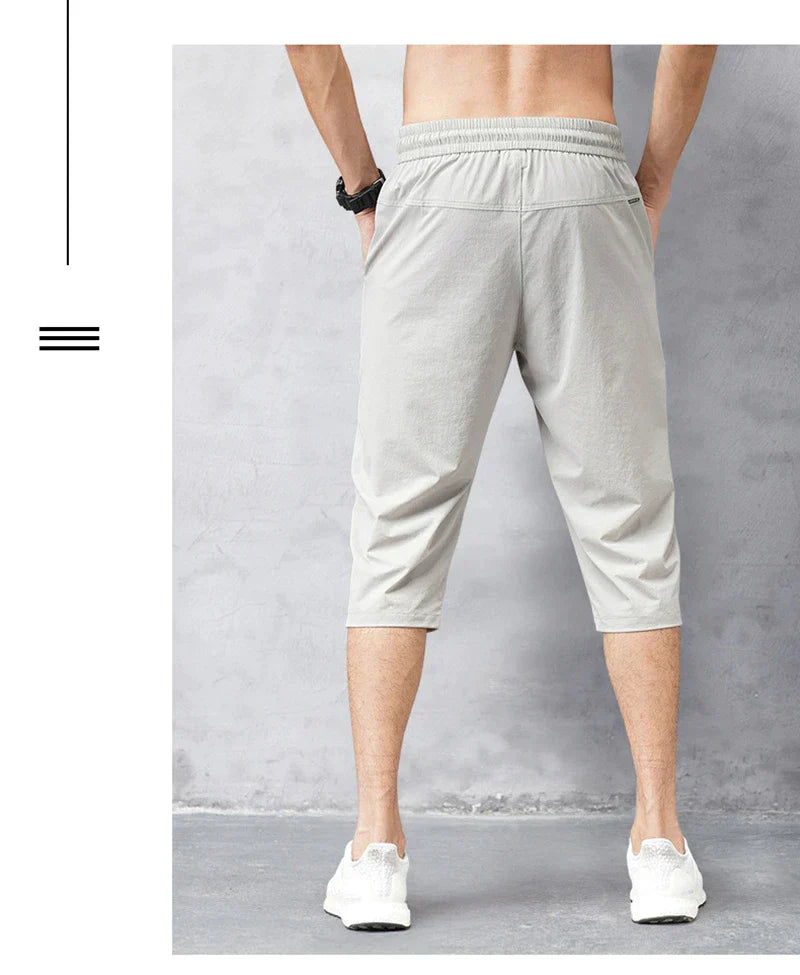 Cropped-Hose mit Kordelzug für Herren
