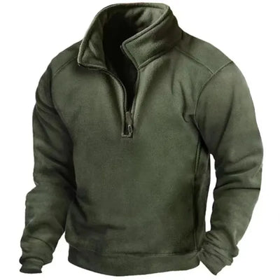 Winddichter winterpullover für männer