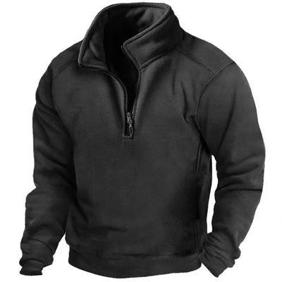 Winddichter winterpullover für männer