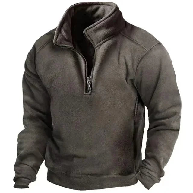 Winddichter winterpullover für männer