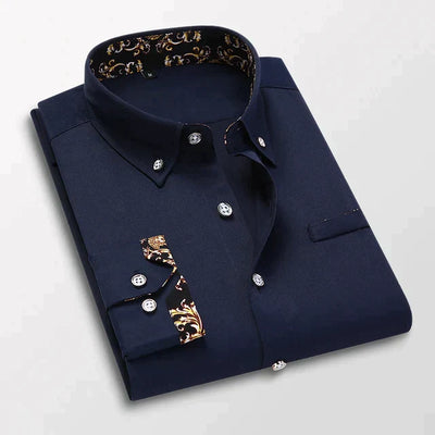 Formelles Button Down Hemd Für Herren | Arbeit