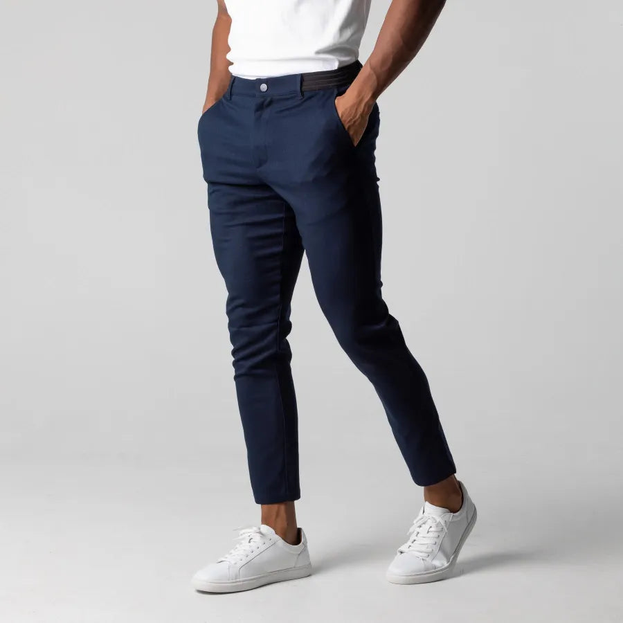 Herren-Chinos | Elastische Taille | Stretch | Skinny-Chinos | Herrenhosen
