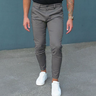 Herren-Chinos – Lässige, dehnbare Chino-Hose mit schmaler Passform