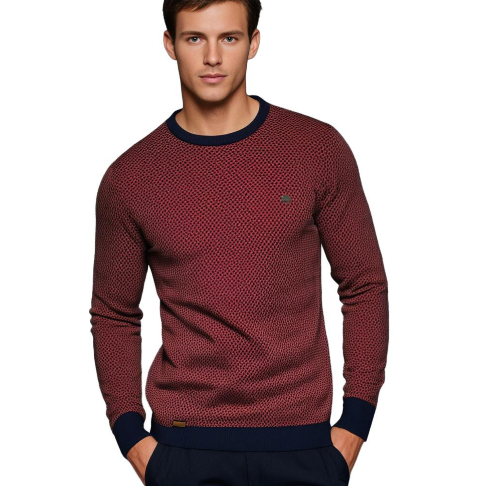 Herren Pullover | Rundhalsausschnitt | Regular Fit | Strickpullover | Herrenbekleidung