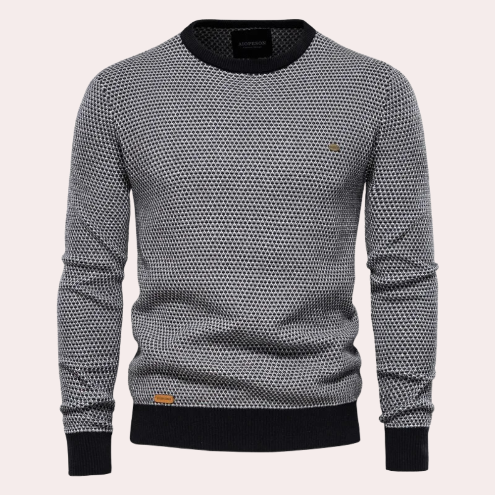 Herren Pullover | Rundhalsausschnitt | Regular Fit | Strickpullover | Herrenbekleidung