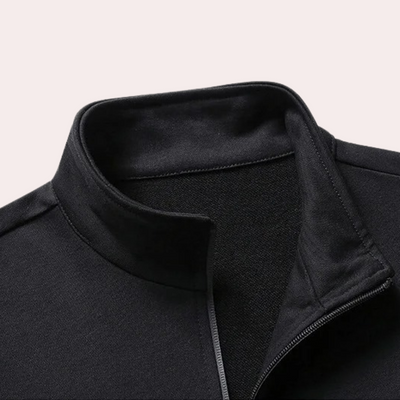 Herren-Trainingsanzug – mit Reißverschluss – Kordelzug – zweiteiliges Set – Sportbekleidung für Herren