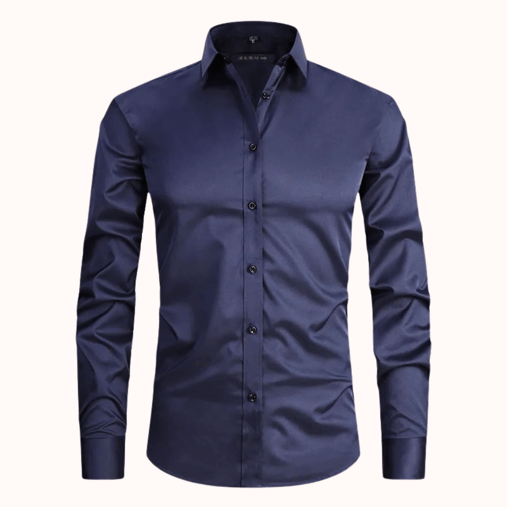 Herren Hemd Klassischer Schnitt Stretch Komfort