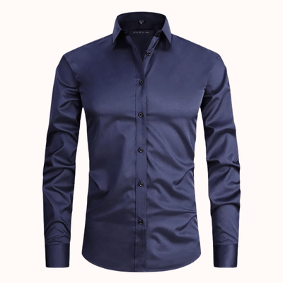 Herren Hemd Klassischer Schnitt Stretch Komfort