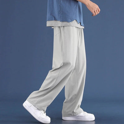 Herrenhosen | Casual | Loose Fit | Straight Leg Pants | Wide Leg Joggers