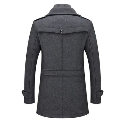 Herrenjacke – Reißverschluss – Einreihig – Wollmantel – Winterjacke