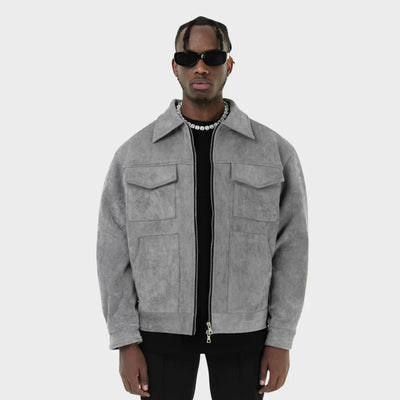 Herrenjacke – Taschen – Reißverschluss – Cargo-Jacke – Herbstjacke