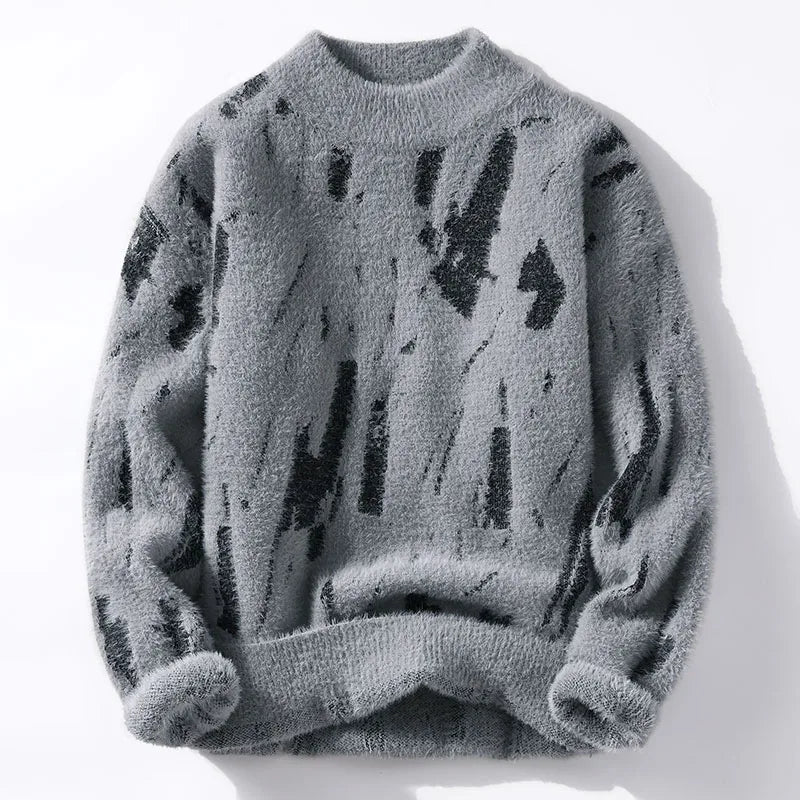 Herrenpullover | Flauschig | Warm | Strickpullover | Herren-Winterpullover
