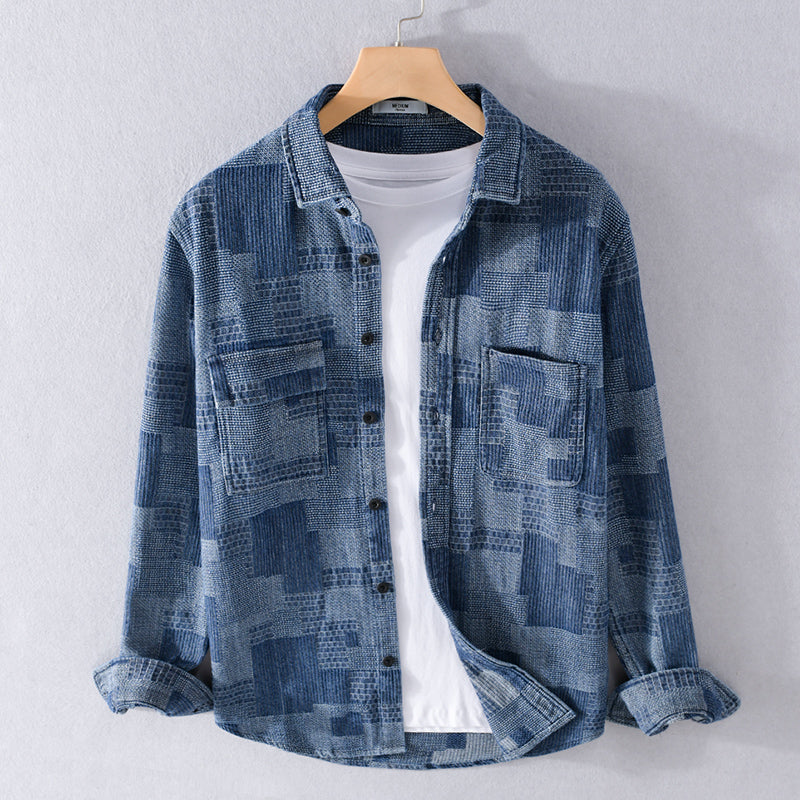 Leichte Button Up Jacke für Herren
