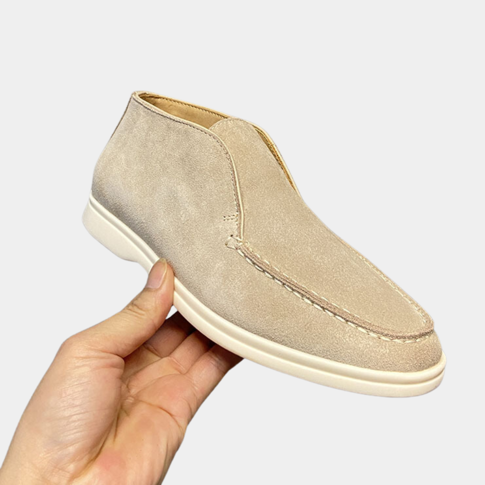 High Loafers – Bequeme Slip-On aus Wildleder für Herren