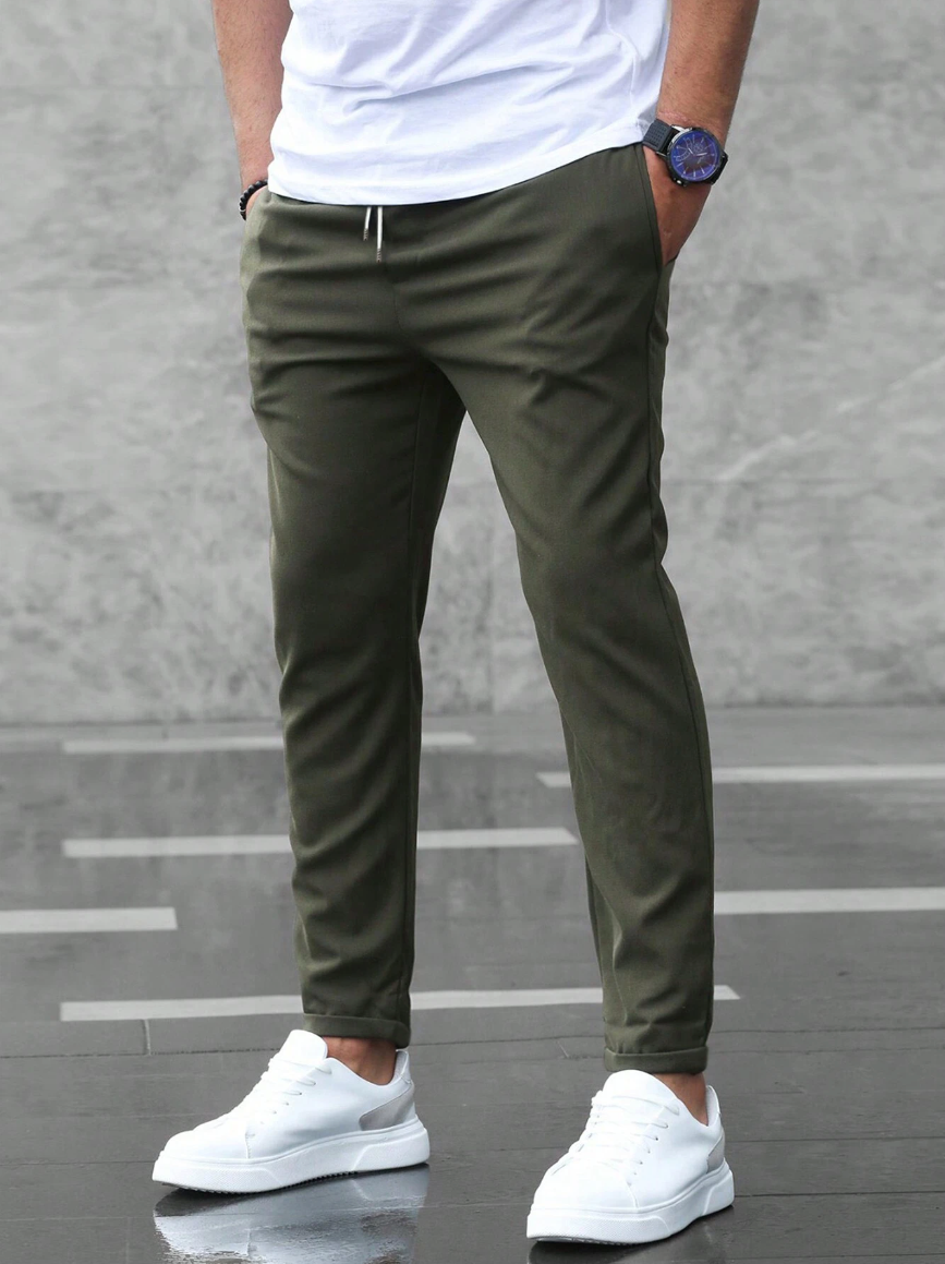 Atlden | Slim Fit Joggerhose mit Tunnelzug
