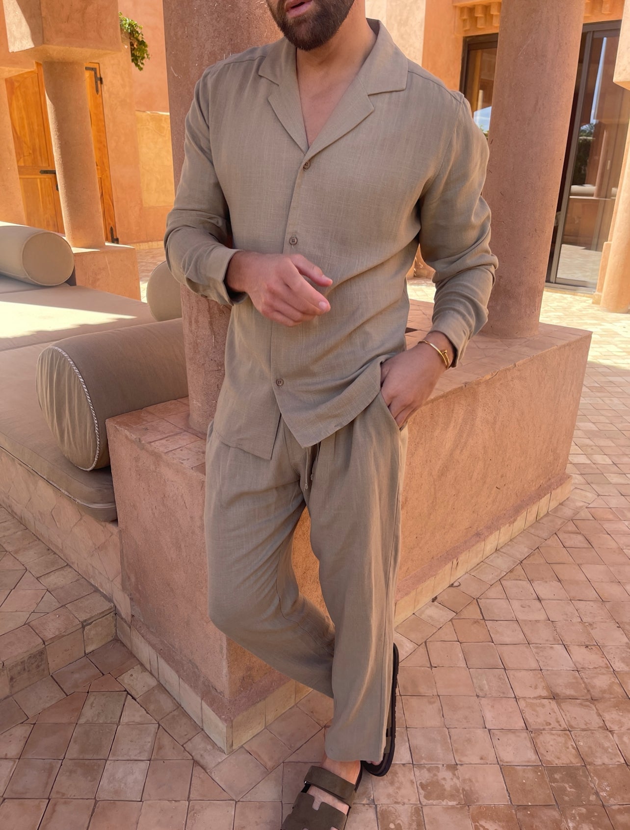 MIRAVO | Luftiges Sommer-Zweiteiler-Set für Herren