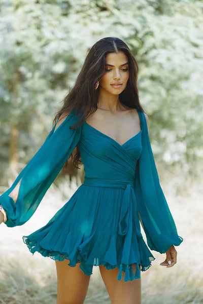 Luxuriöses minikleid für frauen