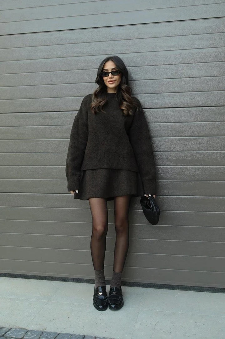 WIEN ELEGANTER PULLOVER KLEID