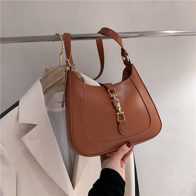 Vintage Schultertasche Damen – Vegan Leder & Retro Look