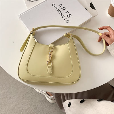Vintage Schultertasche Damen – Vegan Leder & Retro Look