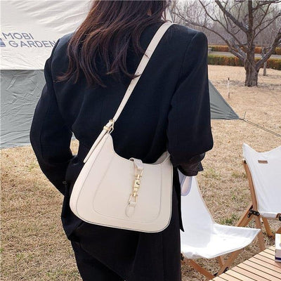 Vintage Schultertasche Damen – Vegan Leder & Retro Look