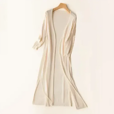 Damen Langer Leichter Eleganter Strickjacke | Langarm