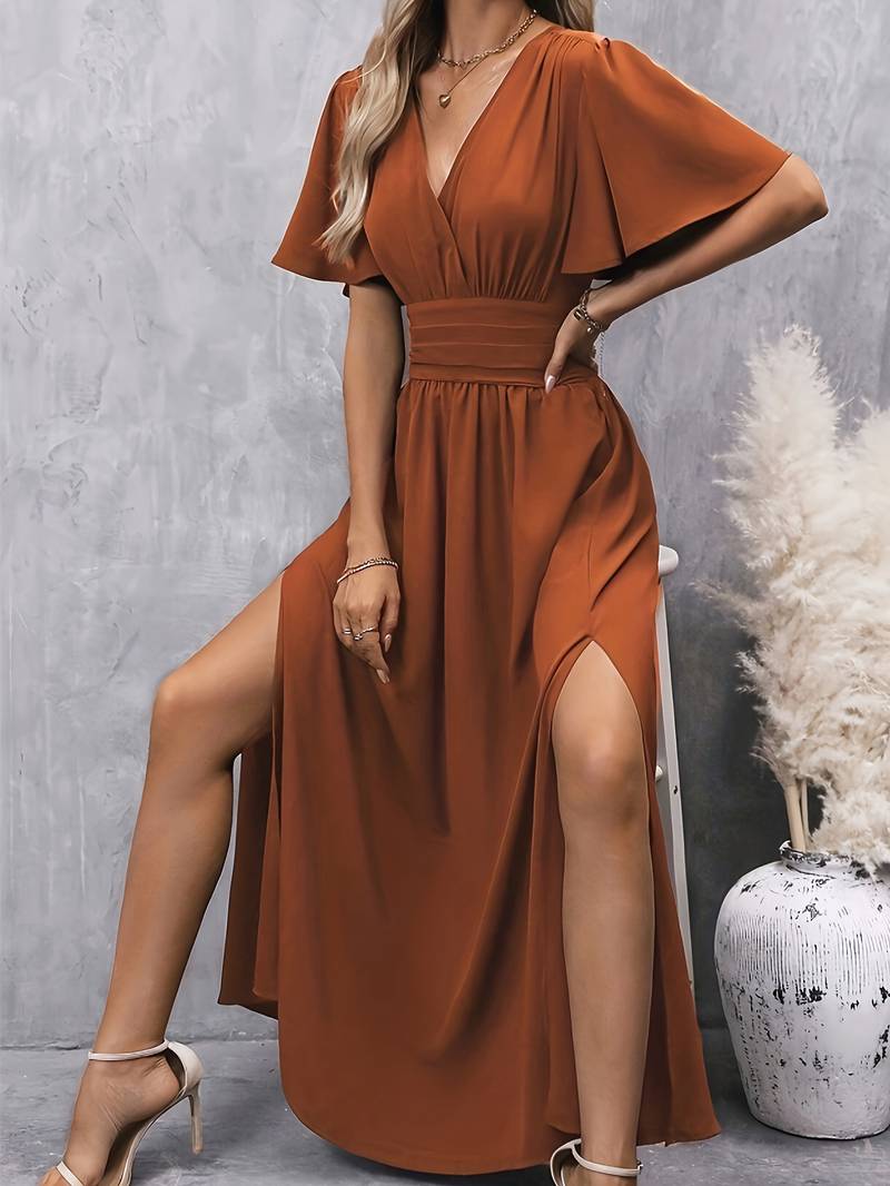 Rozelia | Romantisches Kleid mit plissierter Taille für Damen