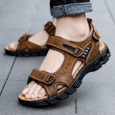 Klettverschluss-Sandalen – Orthopädische Sandalen – Sandalen für Spaziergänge – Sport-Sandalen – Herrensandalen