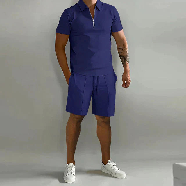 Koordinationsset | Zweiteiler | Kurzarm | Shorts-Set | Herrenbekleidung