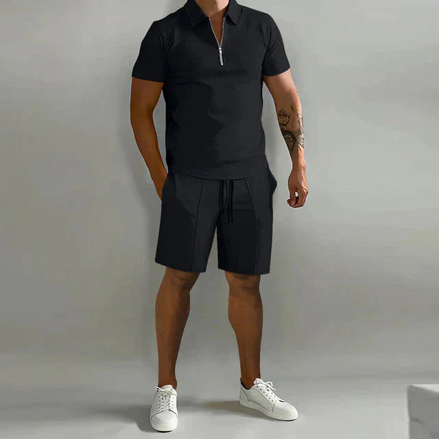 Koordinationsset | Zweiteiler | Kurzarm | Shorts-Set | Herrenbekleidung