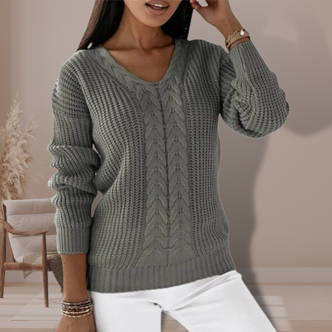 Flachstrickpullover für Damen | Perfekt für alle Jahreszeiten