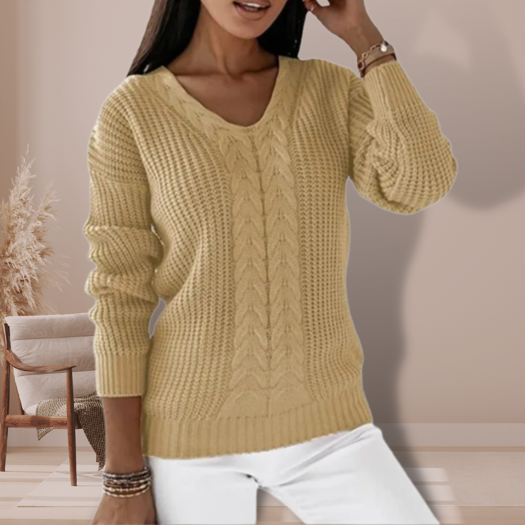 Flachstrickpullover für Damen | Perfekt für alle Jahreszeiten