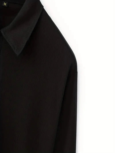 Langarm-Polohemd – Atmungsaktiv – Halbgeknöpft – Polohemd – Herrenhemden