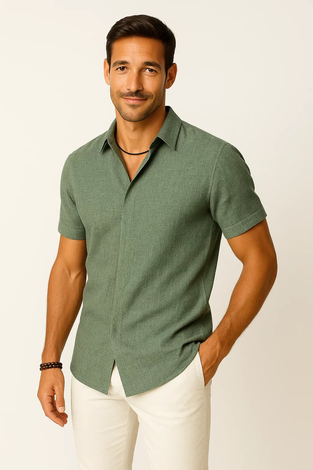 Leichtes Herren Kurzarmhemd