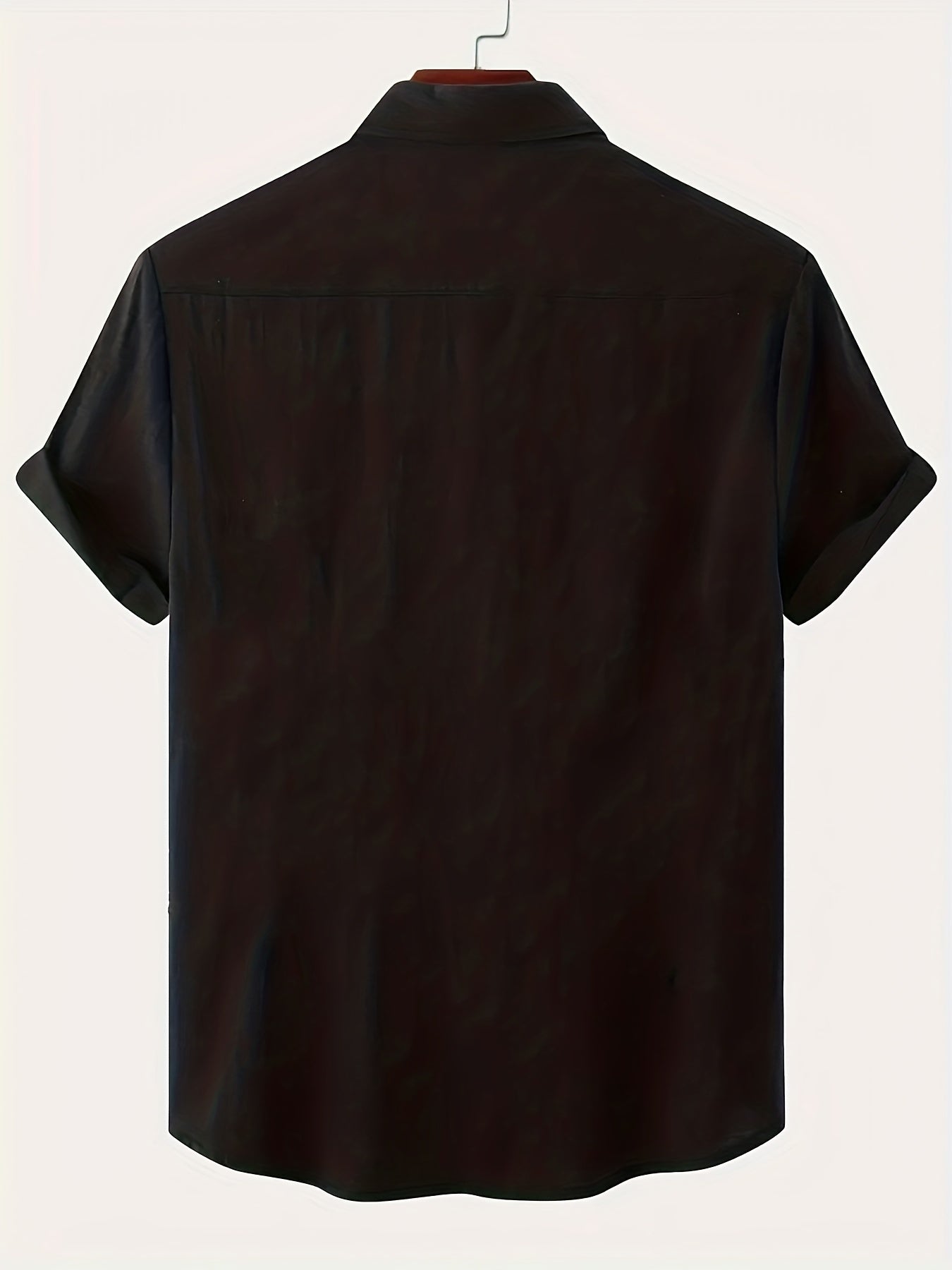 Leinenhemd – Baumwolle – Kurzarm – Knopfleiste – Herrenbekleidung