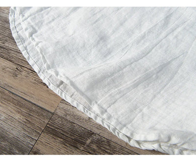 Leinenhemd – mit Knöpfen – leicht – Kurzarmhemd – Herrenhemden