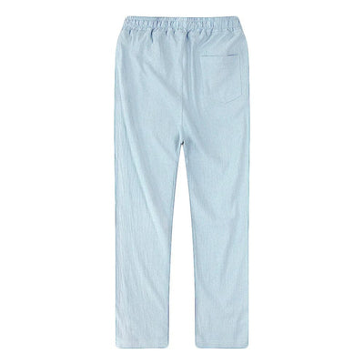 Leinenhose – Kordelzug – gerades Bein – Sommerhose – Herrenhose