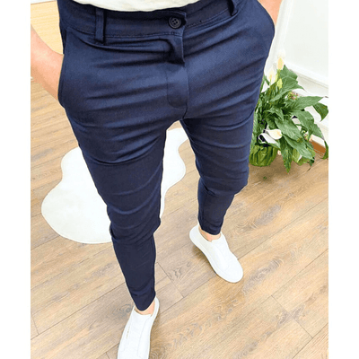 Herren Klassische Stretch Chino Hose - Komfortabel und Flexibel