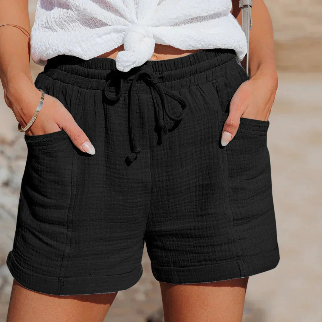 Luxe High‑Waist Shorts Damen – modisch & bequem