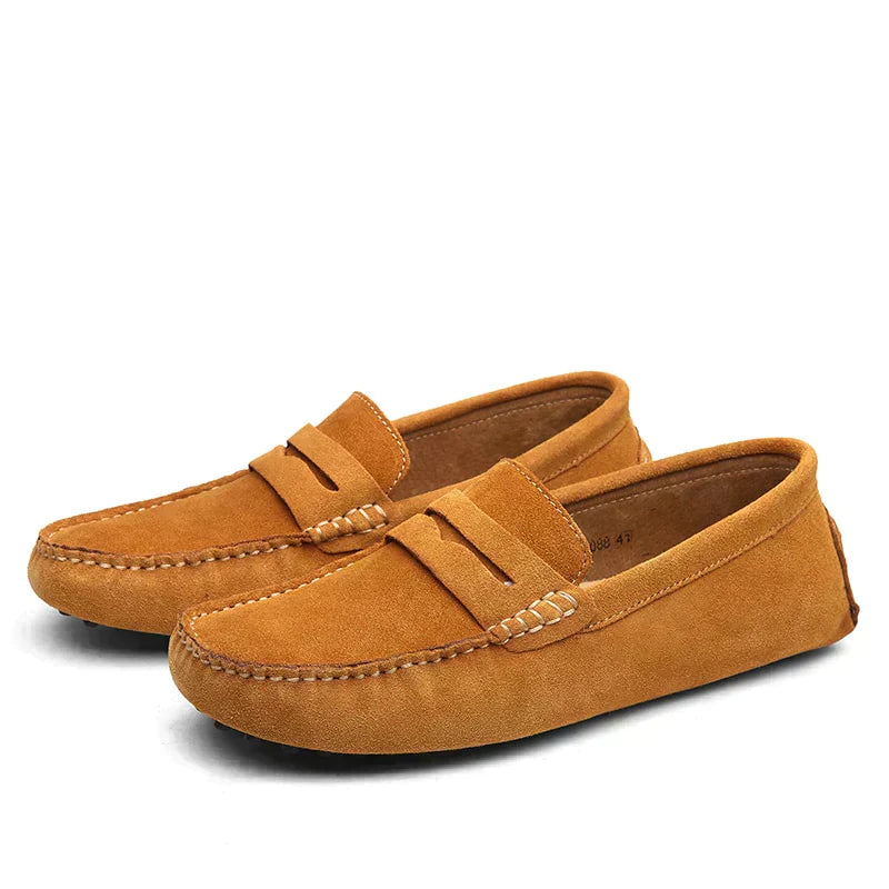 Mokassins | Slip-On | Bequem | Wildleder-Slipper | Herren-Slipper