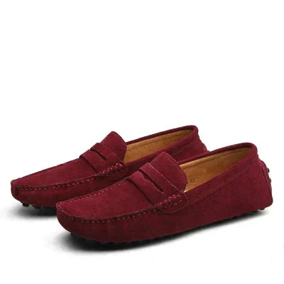 Mokassins | Slip-On | Bequem | Wildleder-Slipper | Herren-Slipper