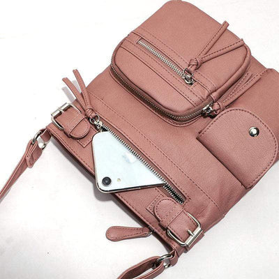 Multifunktionale Damen Tasche – Wasserfeste Schultertasche mit vielen Fächern