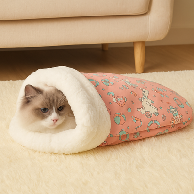 MoonLounge | Plüsch-Katzen-Schlafpod