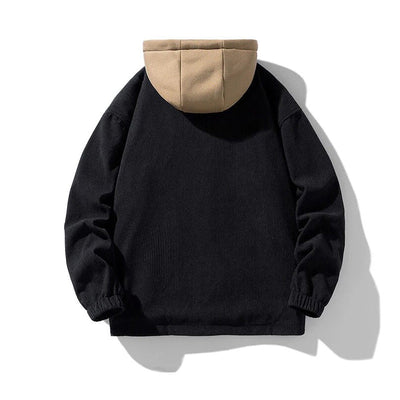 Cordjacke mit Kapuze für Männer - Gefüttert