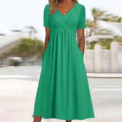 MIRAVO | Figurbetontes Midi-Kleid mit femininer Silhouette