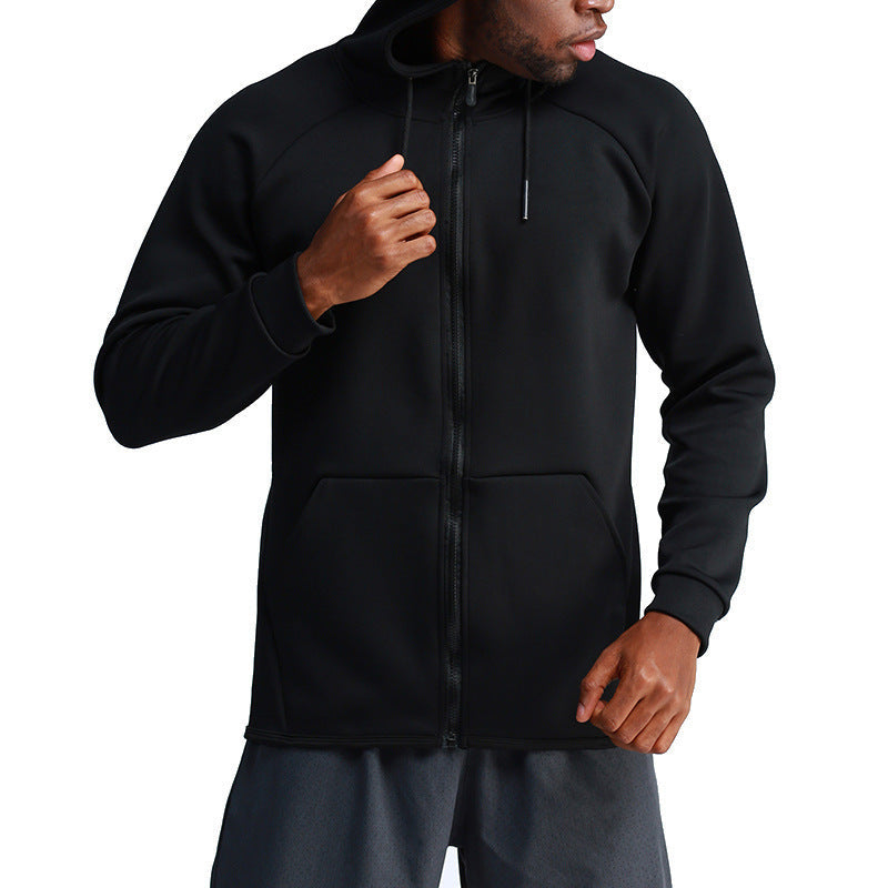 Herren Sportjacke mit Kapuze und praktischen Taschen Aliams
