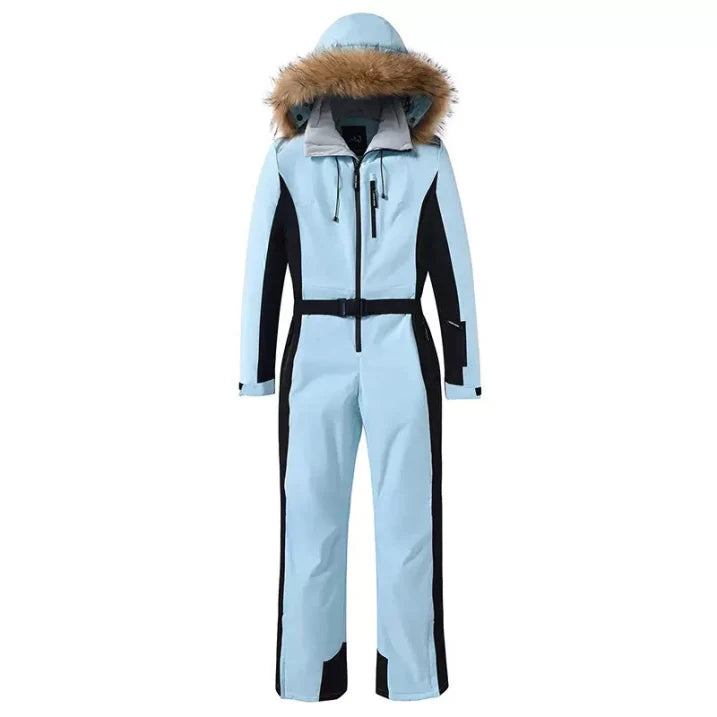 Einteiliger Skianzug für Damen | Wintersportbekleidung