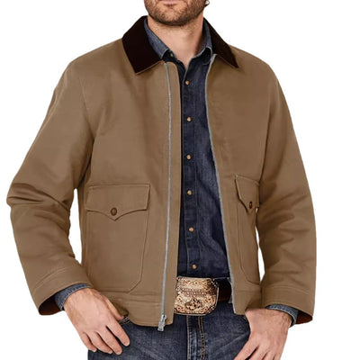 Herren Übergangsjacke mit klassischem Design und bequemen Taschen Aliams